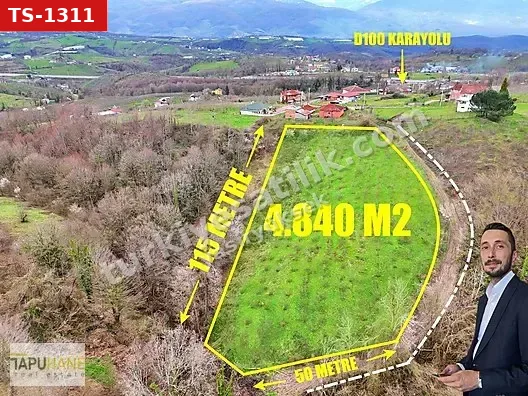 TAPUHANE'DEN 4.8 DÖNÜM 2.2 DÖNÜMÜ İMARLI ARSA