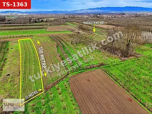 TAPUHANEDEN ÇAYIRBAŞINDA 2337M2 TARLA