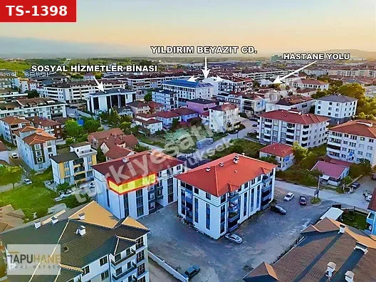 TAPUHANE'DEN SIFIR 2+1 GÜNEY CEPHE KAPALI MUTFAK DAİRE