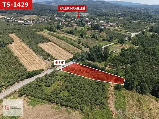 GÜRKAN GAYRİMENKUL HALLAÇ MH. SATILIK YOLA CEPHELİ 617 M² TARLA