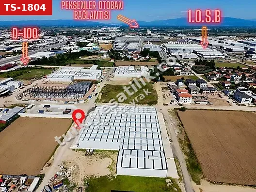 MERİÇ ÇAYRAK GAYRİMENKUL'DEN 1 OSB YANI HANLI'DA 300 M2 İŞ YERİ